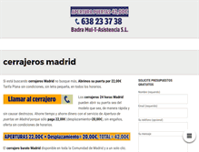 Tablet Screenshot of cerrajerosdeurgenciamadrid24h.com